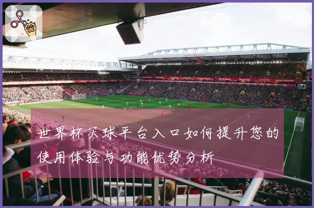 世界杯买球平台入口如何提升您的使用体验与功能优势分析